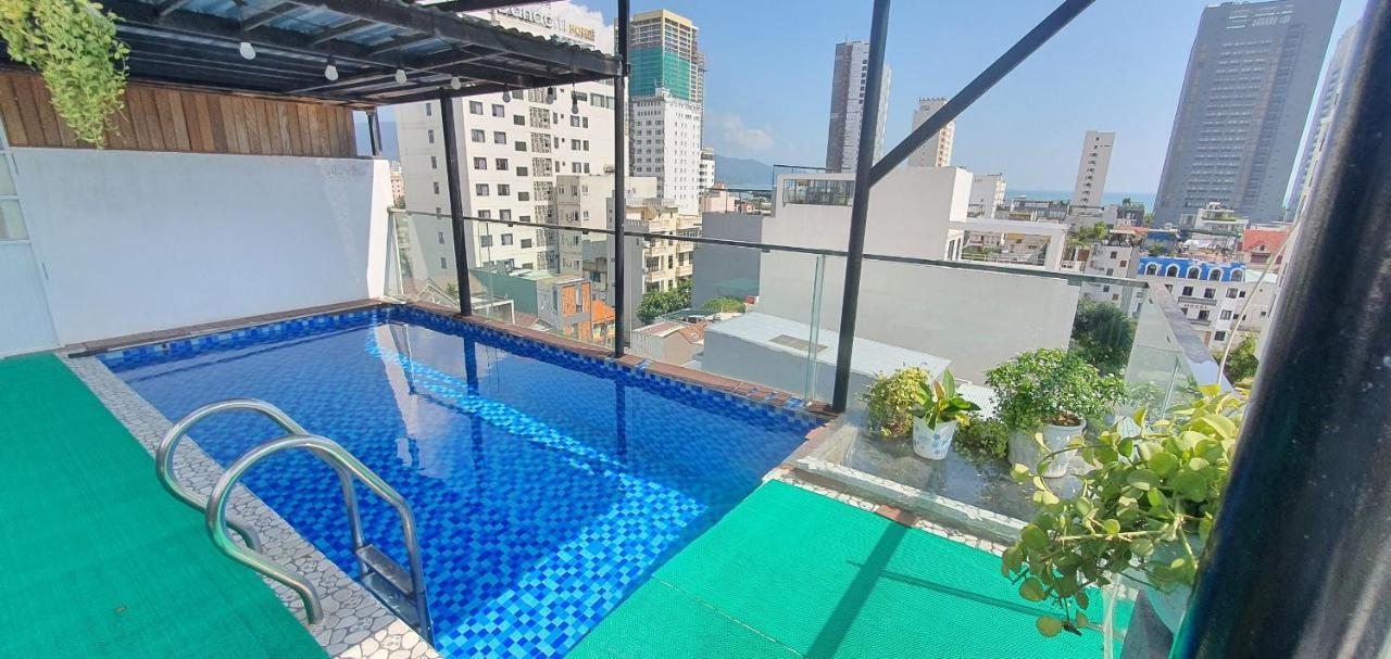 ダナン市Pool Seaview - 4C - Blue Sea - Balcony - Bathtubアパートメント エクステリア 写真